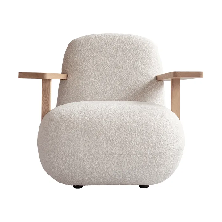 Toe chair poltrona com braços - Carvalho natural-off white - 101 Copenhagen