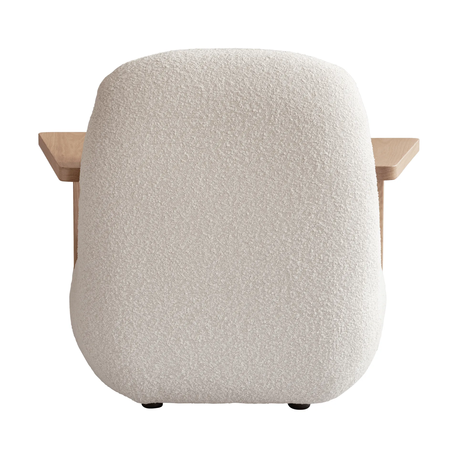 Toe chair poltrona com braços, Carvalho natural-off white 101 Copenhagen