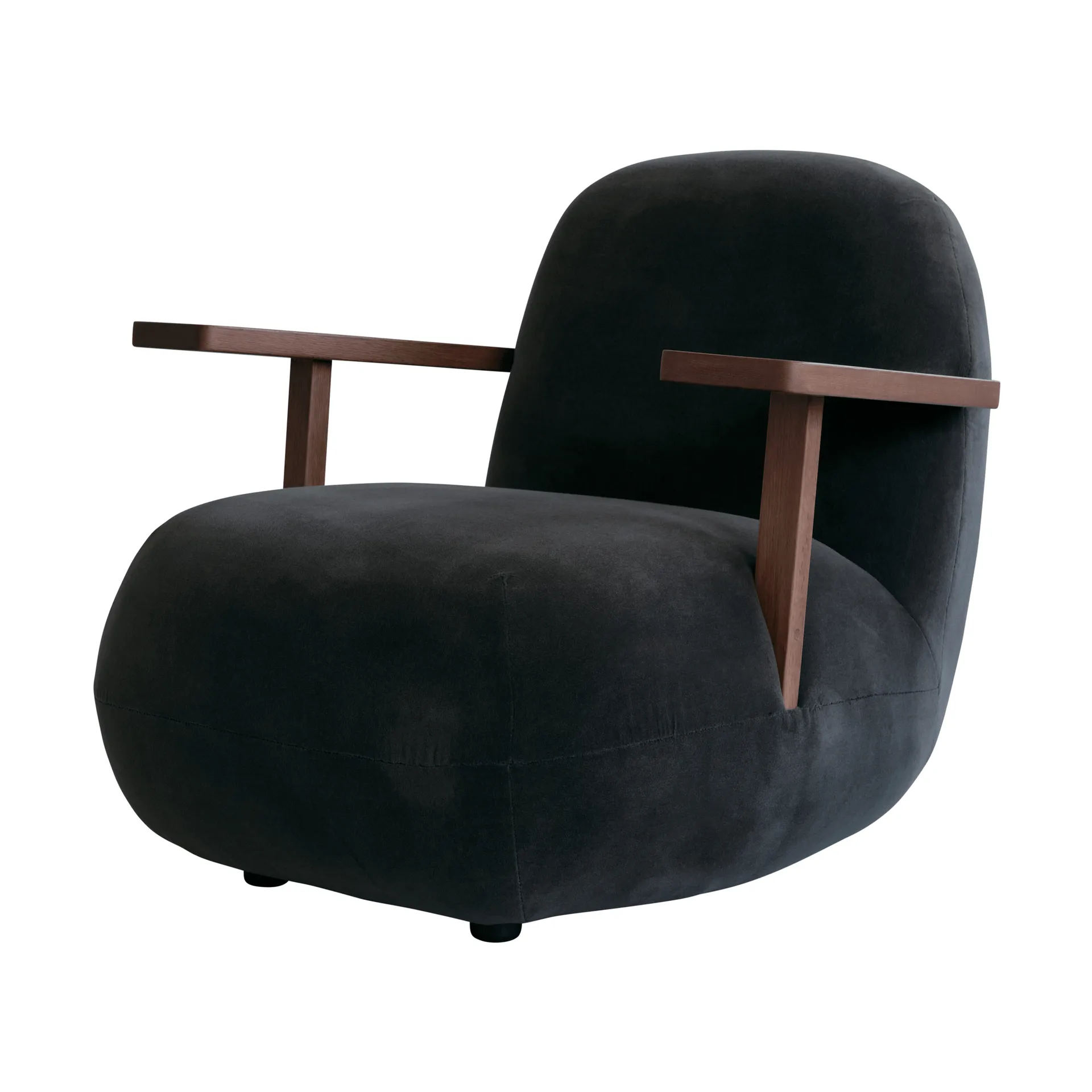 Toe chair poltrona com braços, Classic brown carvalho-turfa 101 Copenhagen