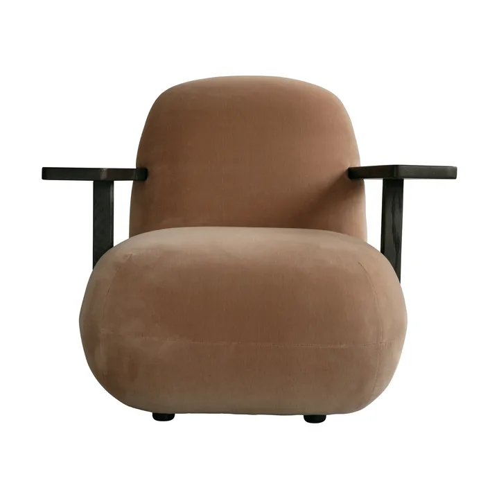 Toe chair poltrona com braços - Coffee carvalho preto-desert - 101 Copenhagen