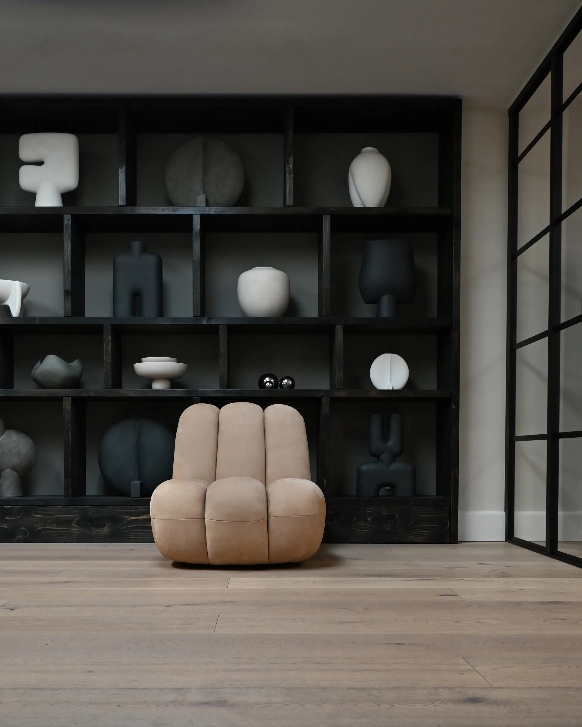 Toe poltrona de lounge, Couro 101 Copenhagen