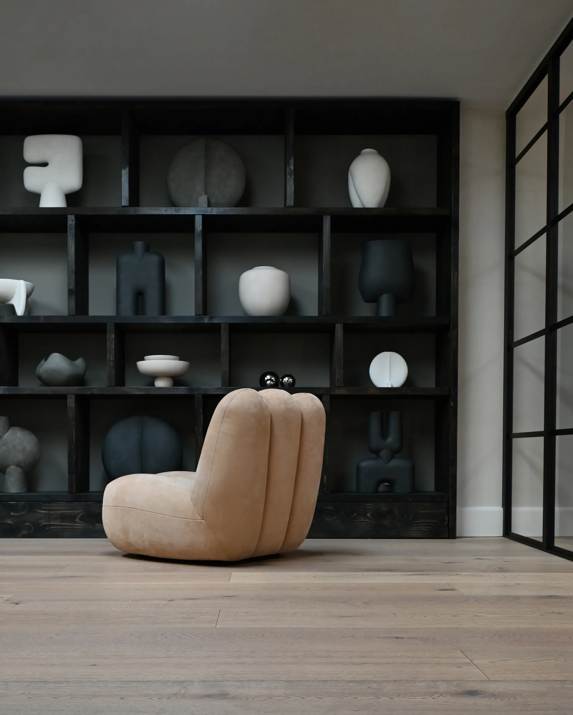 Toe poltrona de lounge, Couro 101 Copenhagen