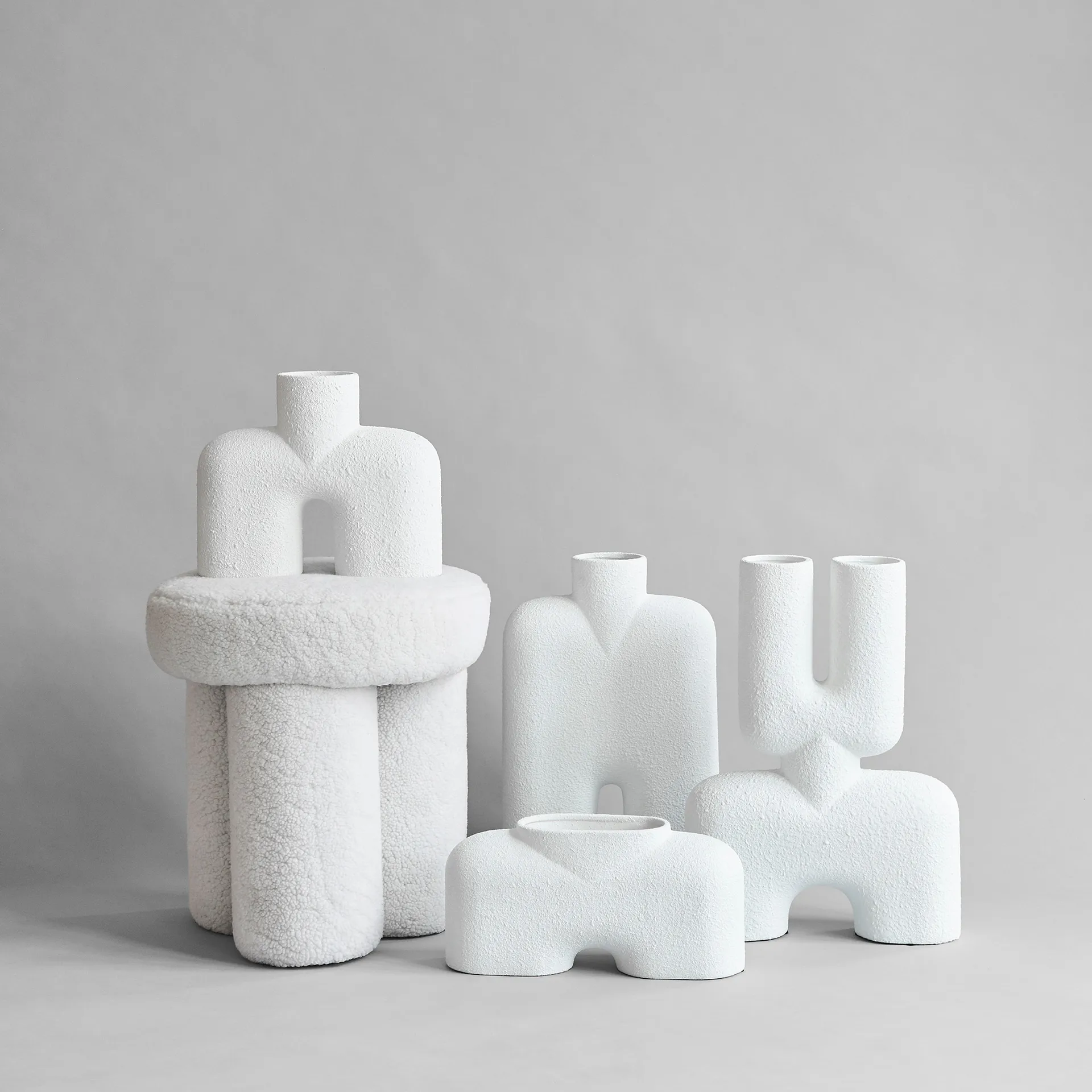 Vaso Cobra Double Medio 34x47 cm, Bubble White 101 Copenhagen