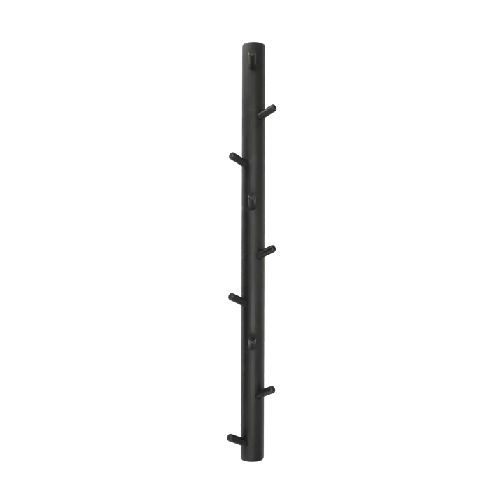 Allsarp lista de ganchos vertical com 9 ganchos - bétula pintada de preto - 1898