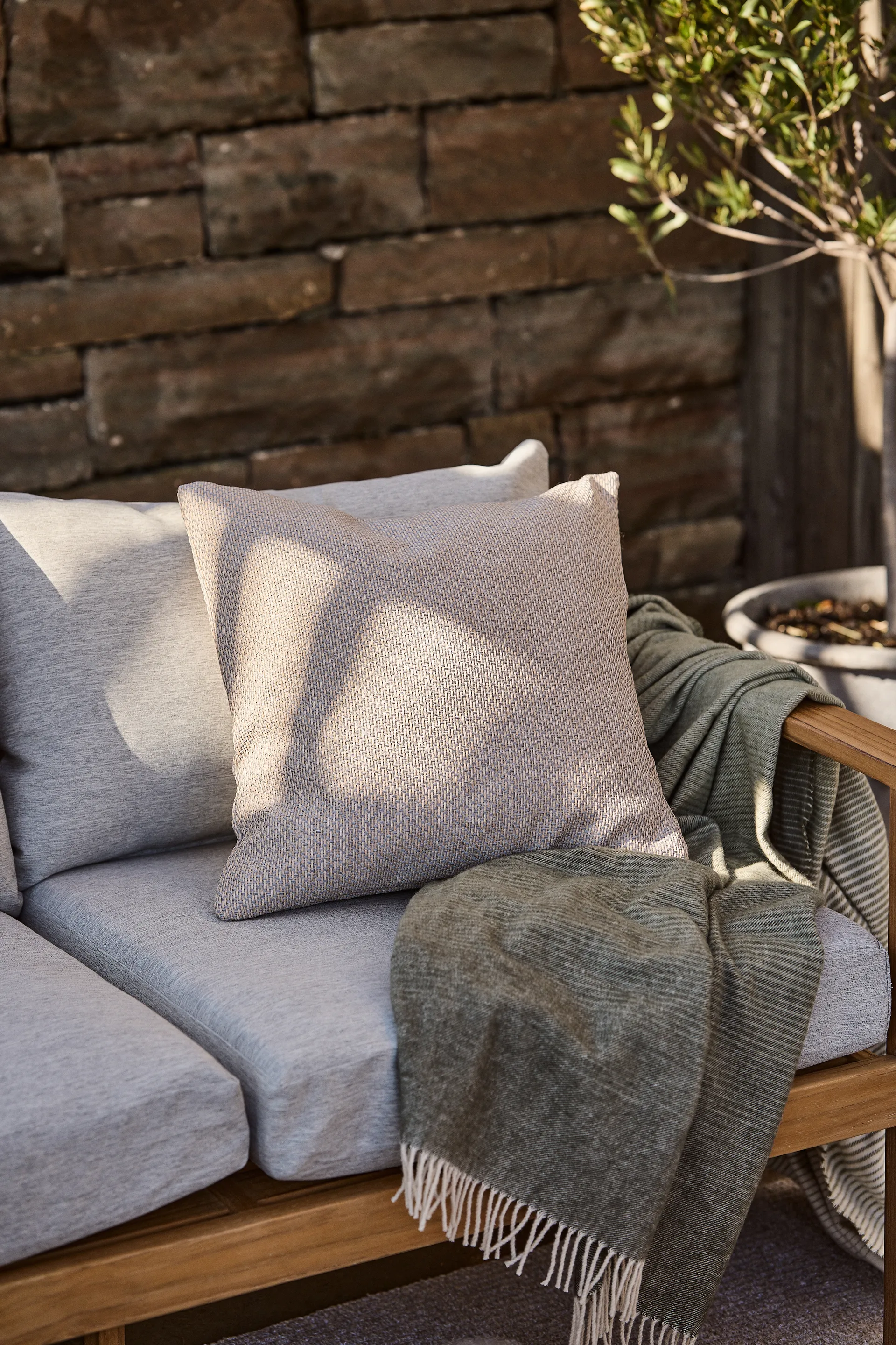 Almofada Asaryd 45x45 cm, Bege 1898