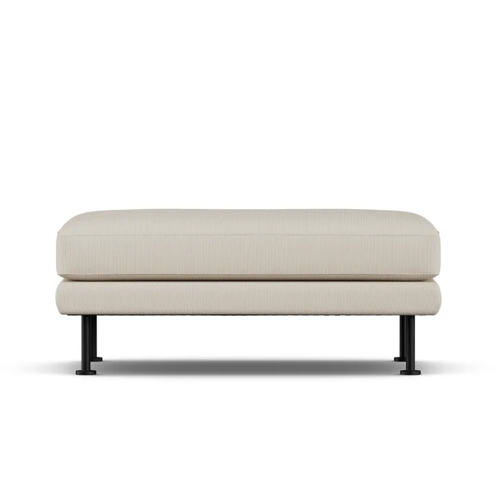 Banco para os pés Bredhult - Jump Beige 1956-aço preto - 1898