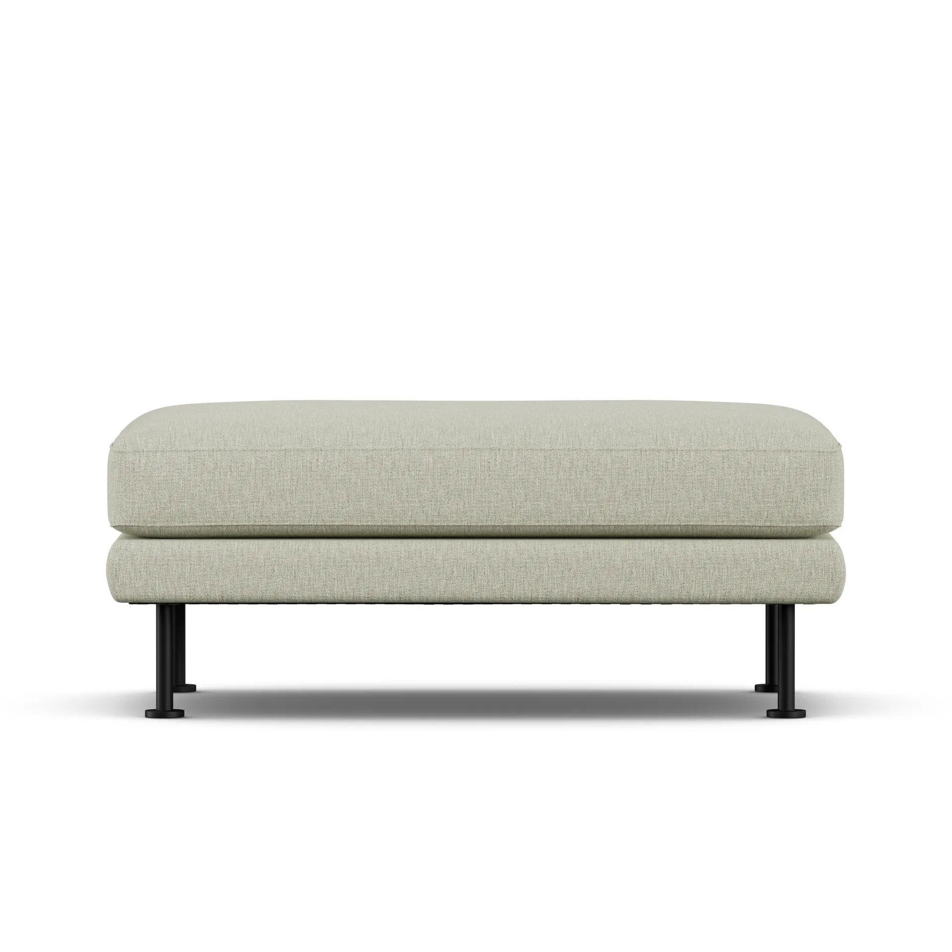 Banco para os pés Bredhult, Luiza Beige 3981-aço preto 1898