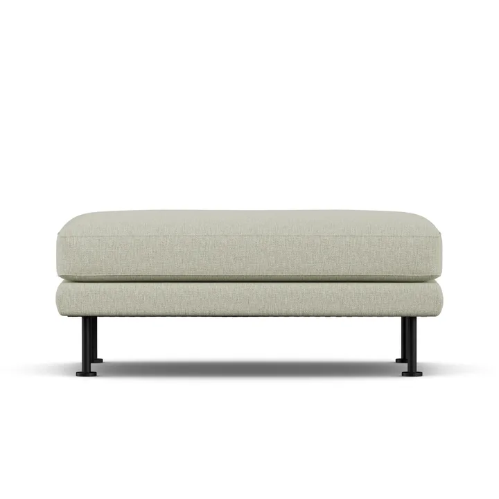 Banco para os pés Bredhult - Luiza Beige 3981-aço preto - 1898