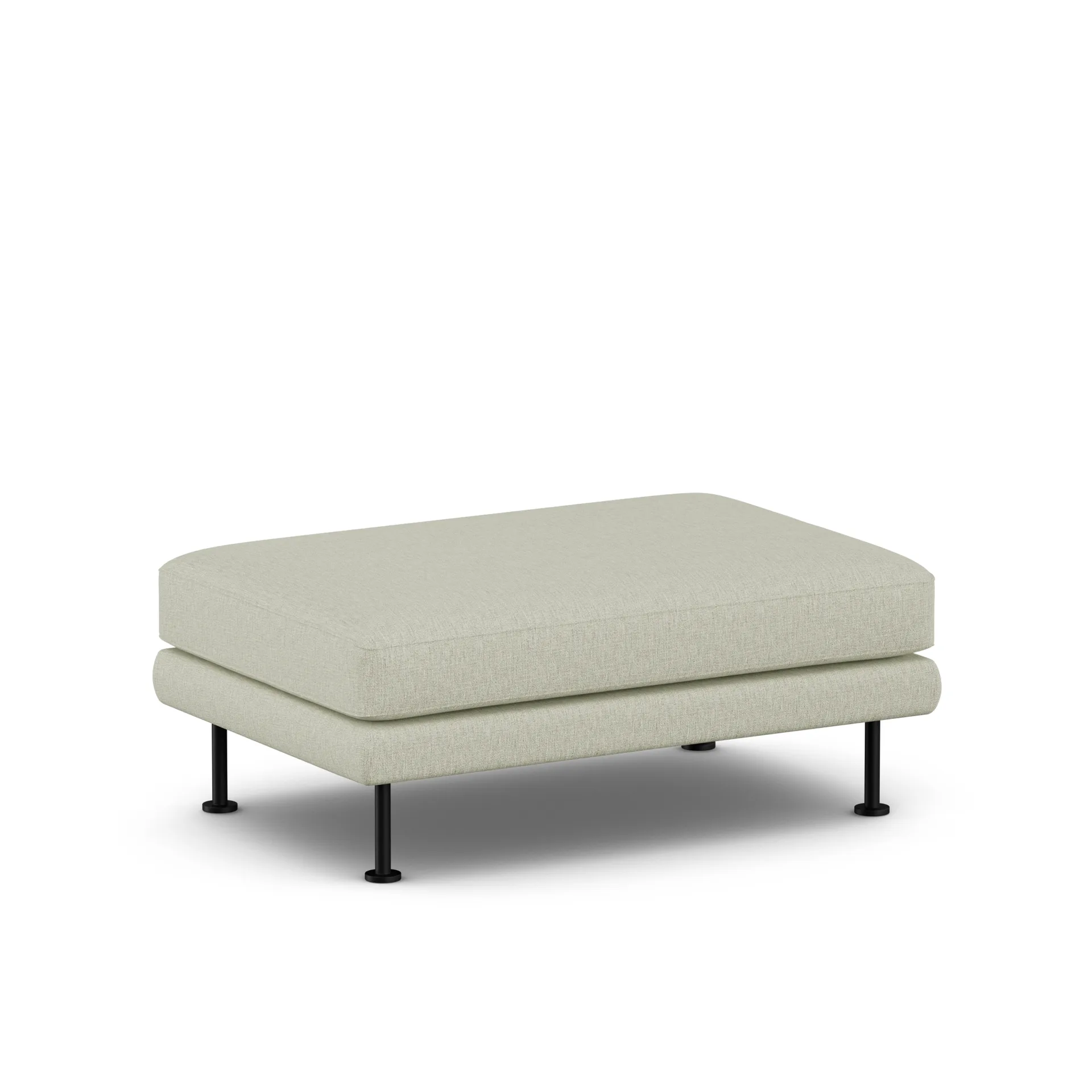 Banco para os pés Bredhult, Luiza Beige 3981-aço preto 1898