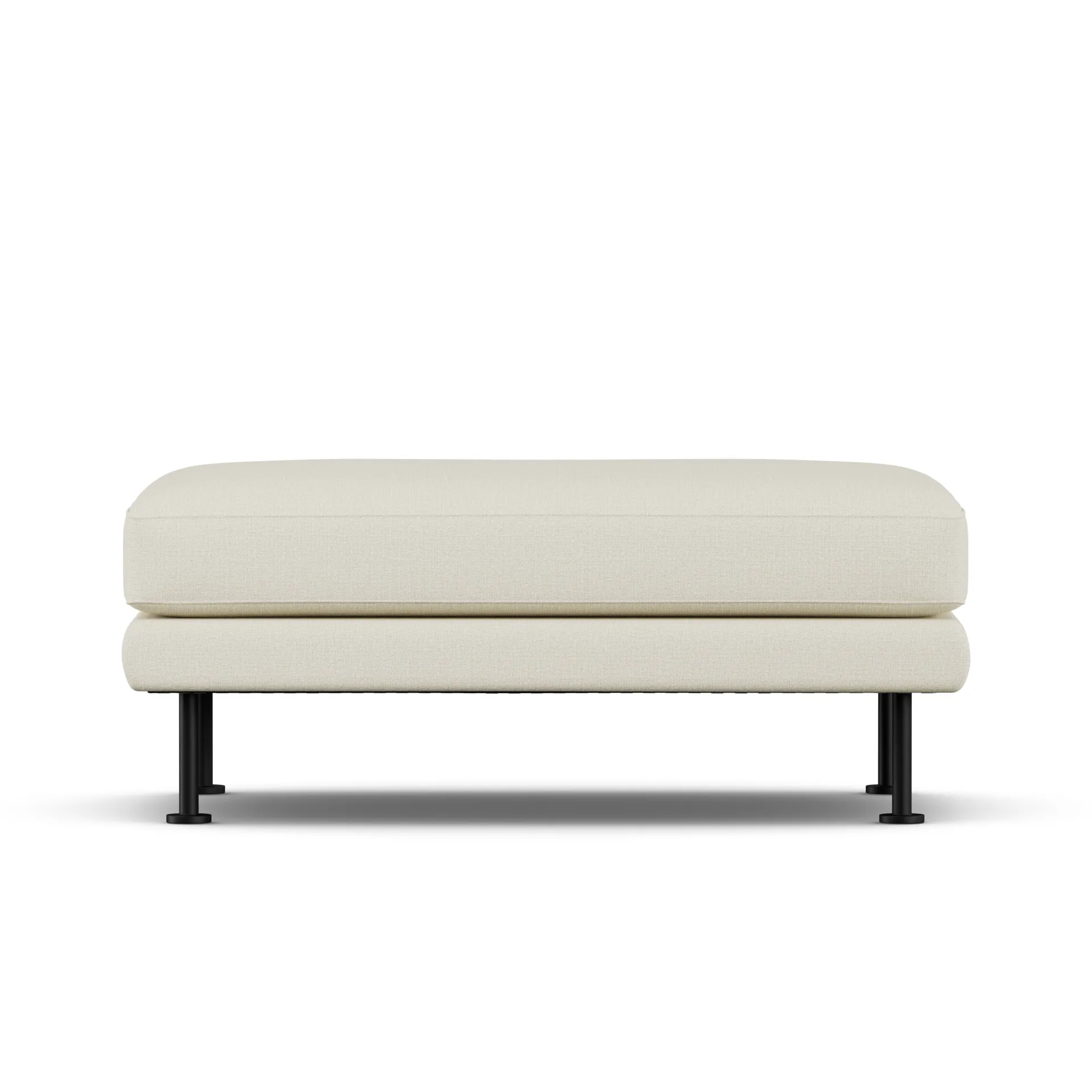 Banco para os pés Bredhult, Oslo Nature 1540-aço preto 1898