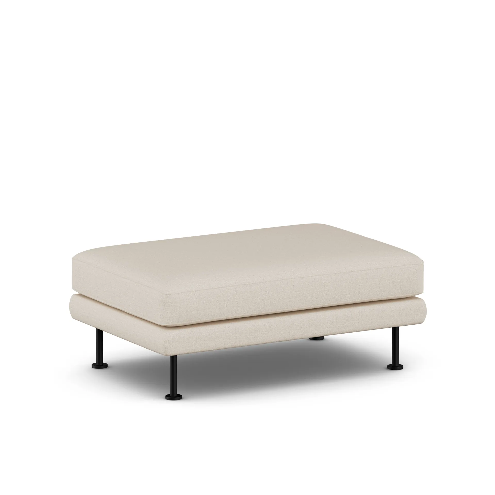 Banco para os pés Bredhult, Same Beige 6670-aço preto 1898