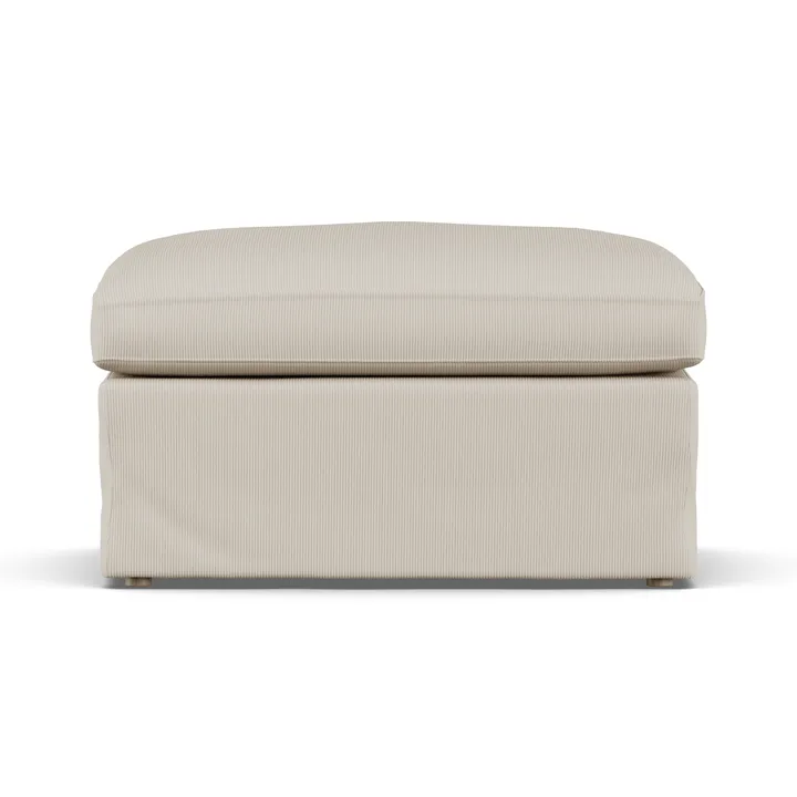 Banco para os pés Linnevik - Jump Beige 1956-carvalho branco oleado, com saia - 1898