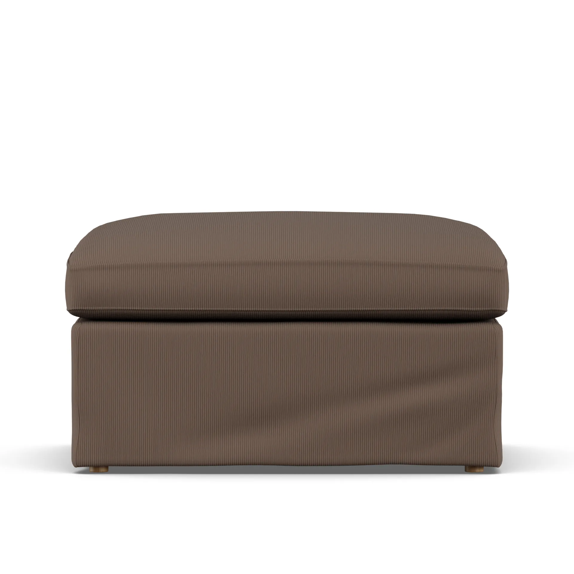 Banco para os pés Linnevik, Jump Brown 1955-carvalho branco oleado, com saia 1898