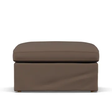 Banco para os pés Linnevik - Jump Brown 1955-carvalho branco oleado, com saia - 1898