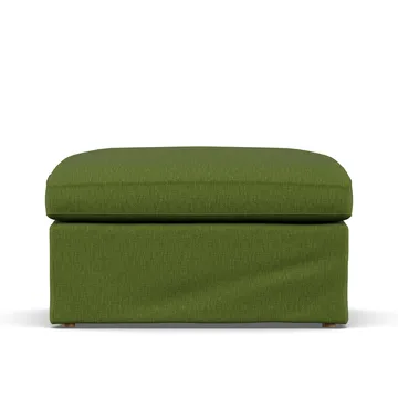 Banco para os pés Linnevik - Luiza Green 3975-carvalho branco oleado, com saia - 1898