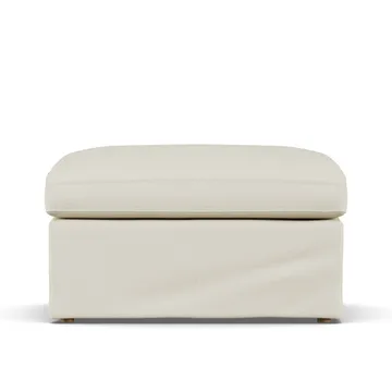 Banco para os pés Linnevik - Oslo Nature 1540-carvalho branco oleado, com saia - 1898