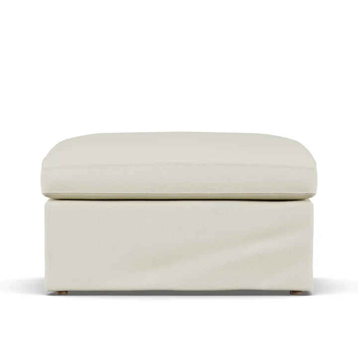 Banco para os pés Linnevik - Oslo Nature 1540-carvalho branco oleado, com saia - 1898