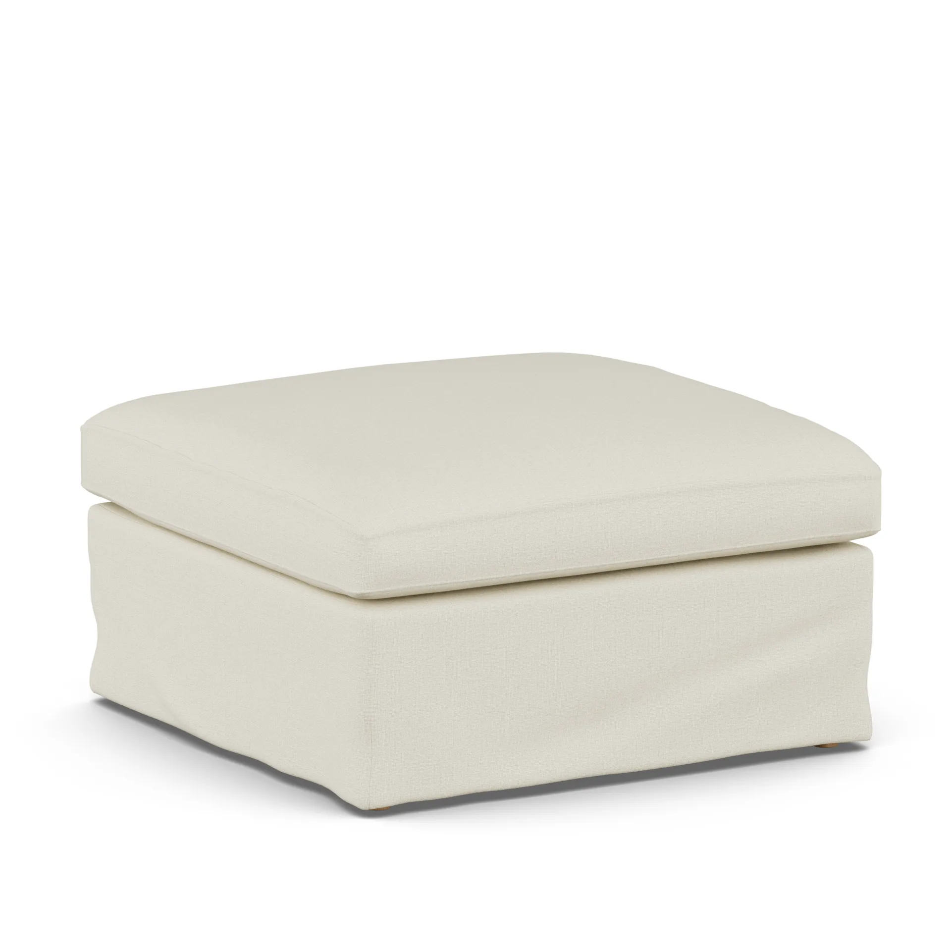 Banco para os pés Linnevik, Oslo Nature 1540-carvalho branco oleado, com saia 1898