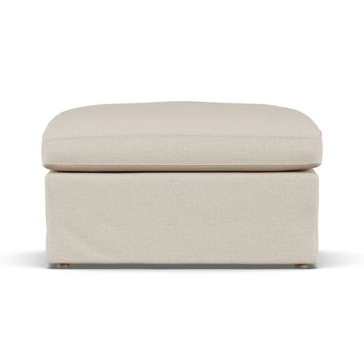 Banco para os pés Linnevik - Same Beige 6670-carvalho branco oleado, com saia - 1898