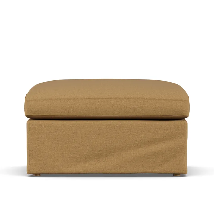 Banco para os pés Linnevik - Same Ochre 6676-carvalho branco oleado, com saia - 1898