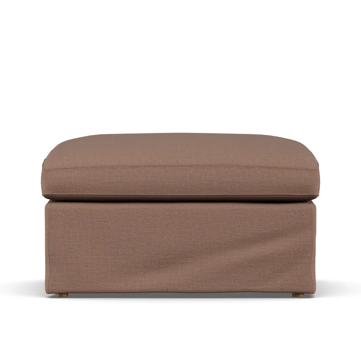 Banco para os pés Linnevik - Same Rust 6675-carvalho branco oleado, com saia - 1898