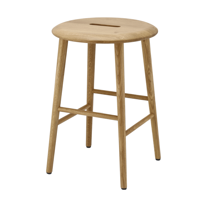 Banqueta Norrabo 45 cm - Carvalho natural laqueado - 1898
