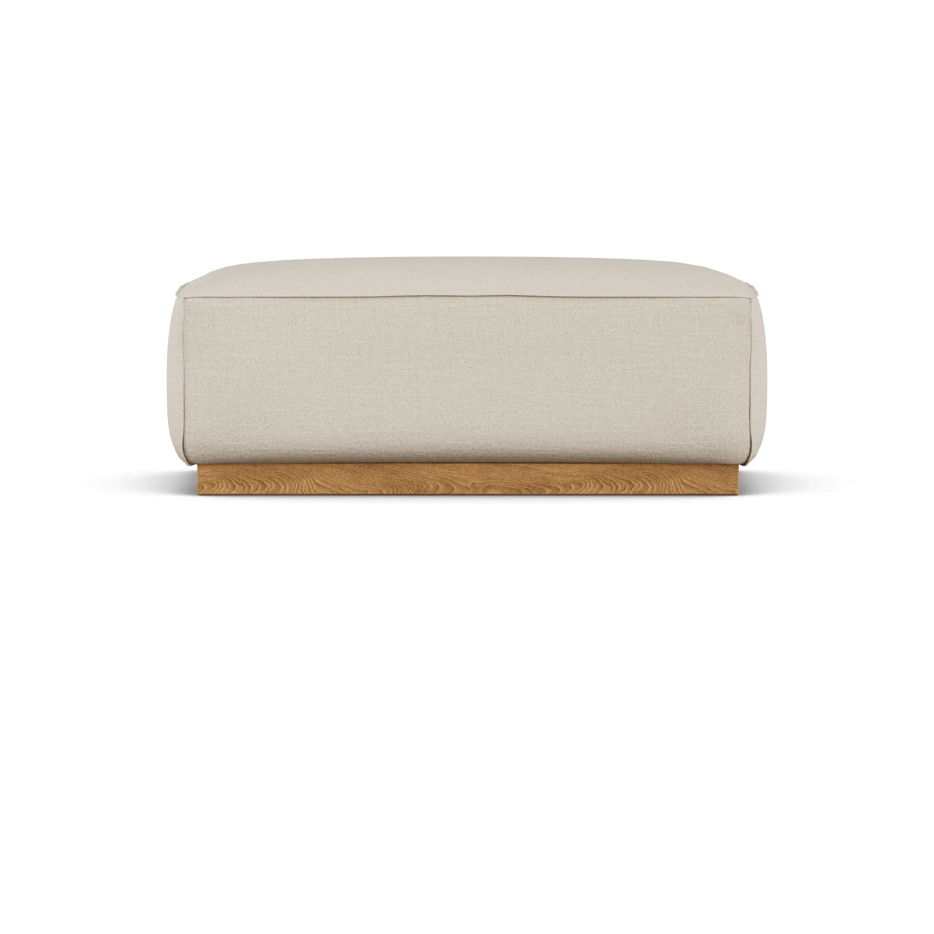 Bergsdal banco para os pés, Same Beige 6670-envernizado em carvalho 1898