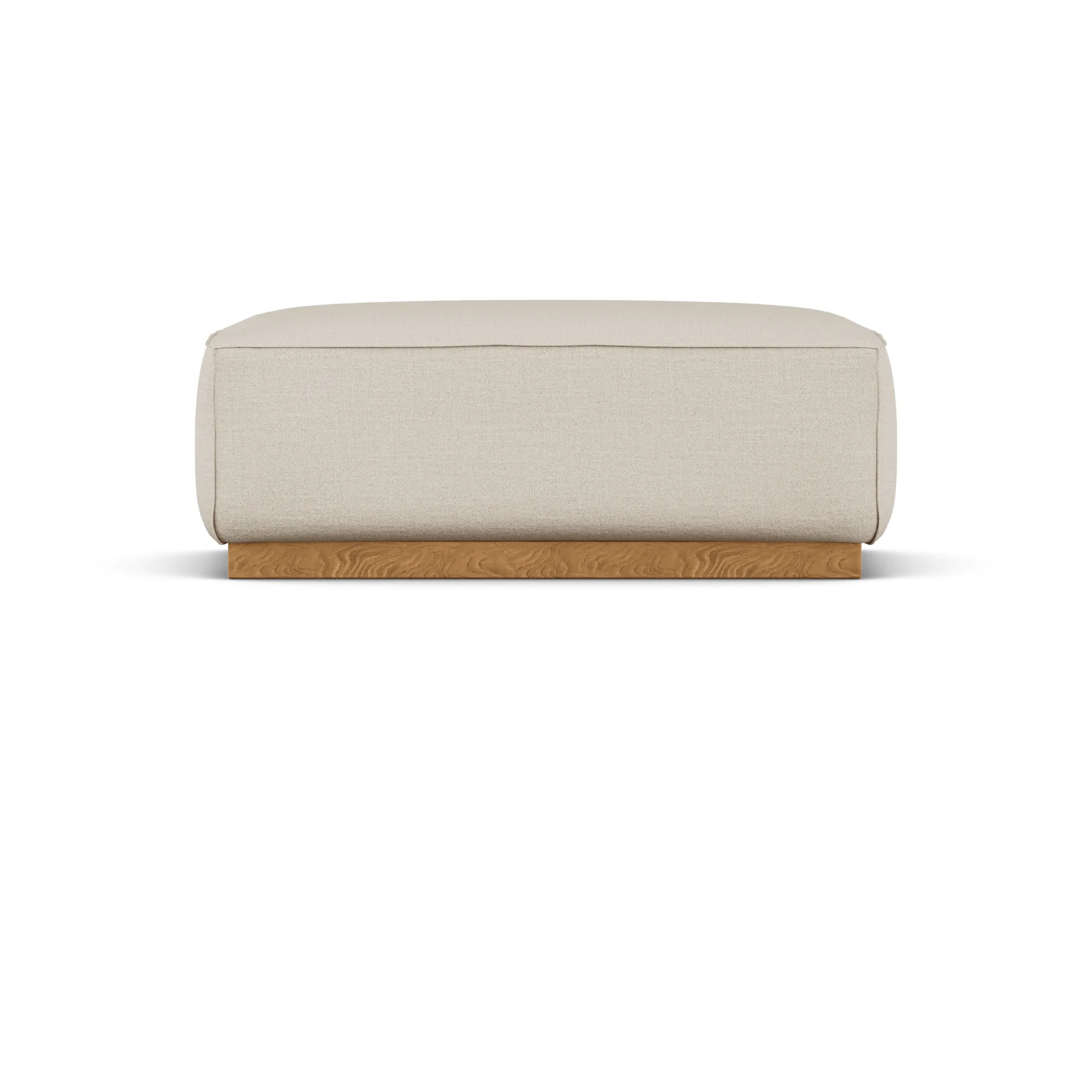 Bergsdal banco para os pés, Same Beige 6670-envernizado em carvalho 1898