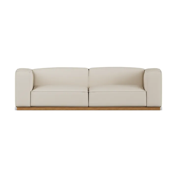 Bergsdal sofá - Jump beige 1956-Freixo tingido em carvalho, 3 lugares - 1898