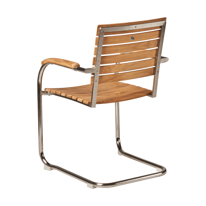 Cadeira de jantar Rörvik - Teca-Aço Inoxidável - 1898