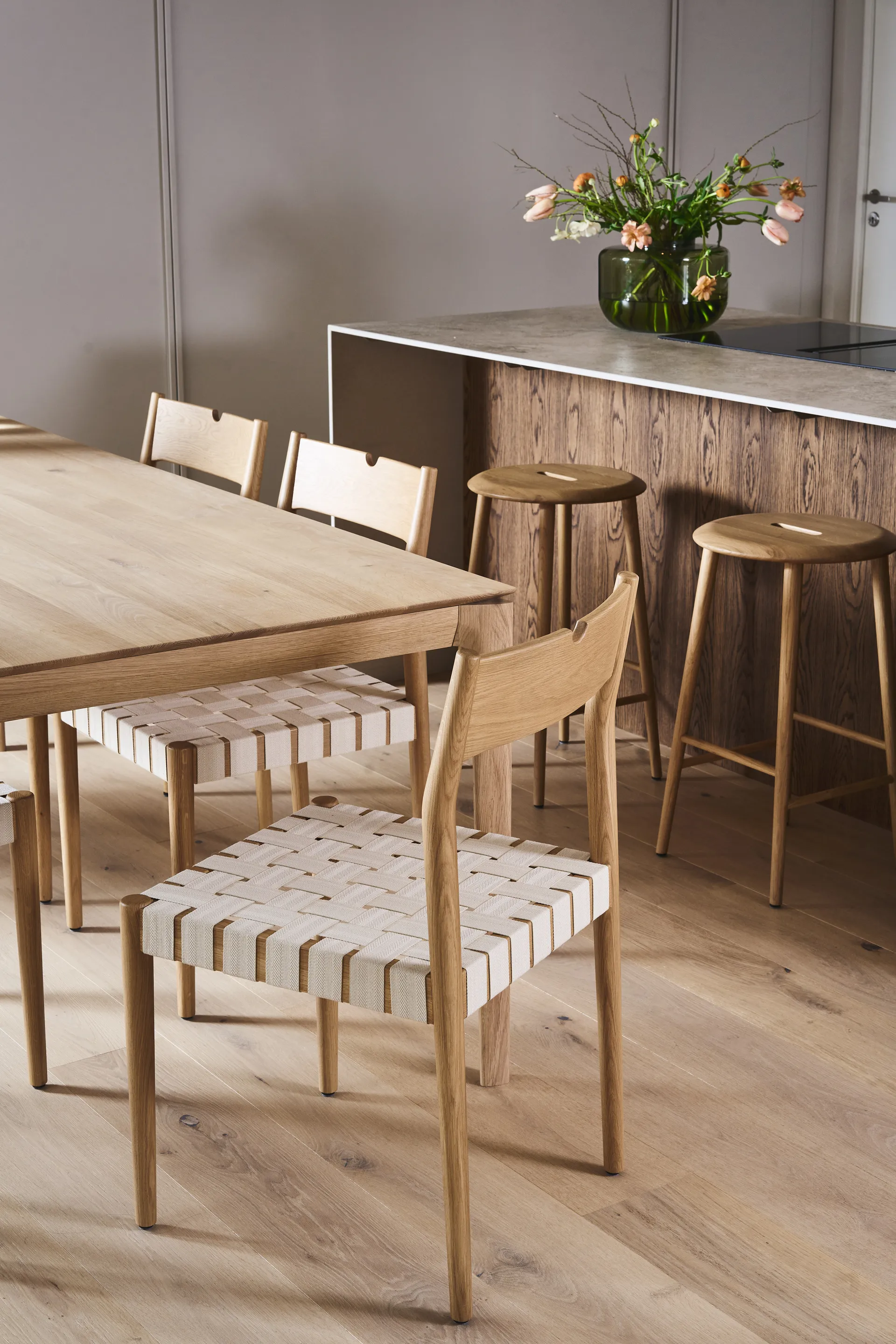 Cadeira Ekeryd, Webbing-laquered oak 1898