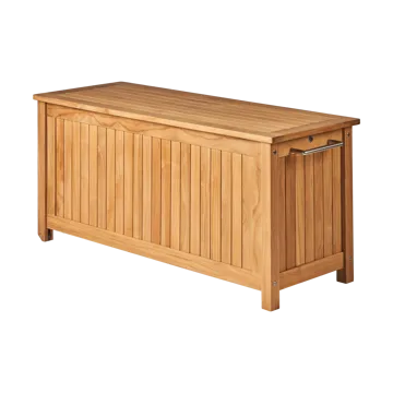 Caixa de almofadas Bjärknäs com rodas S 130x50x60 cm - Teak - 1898
