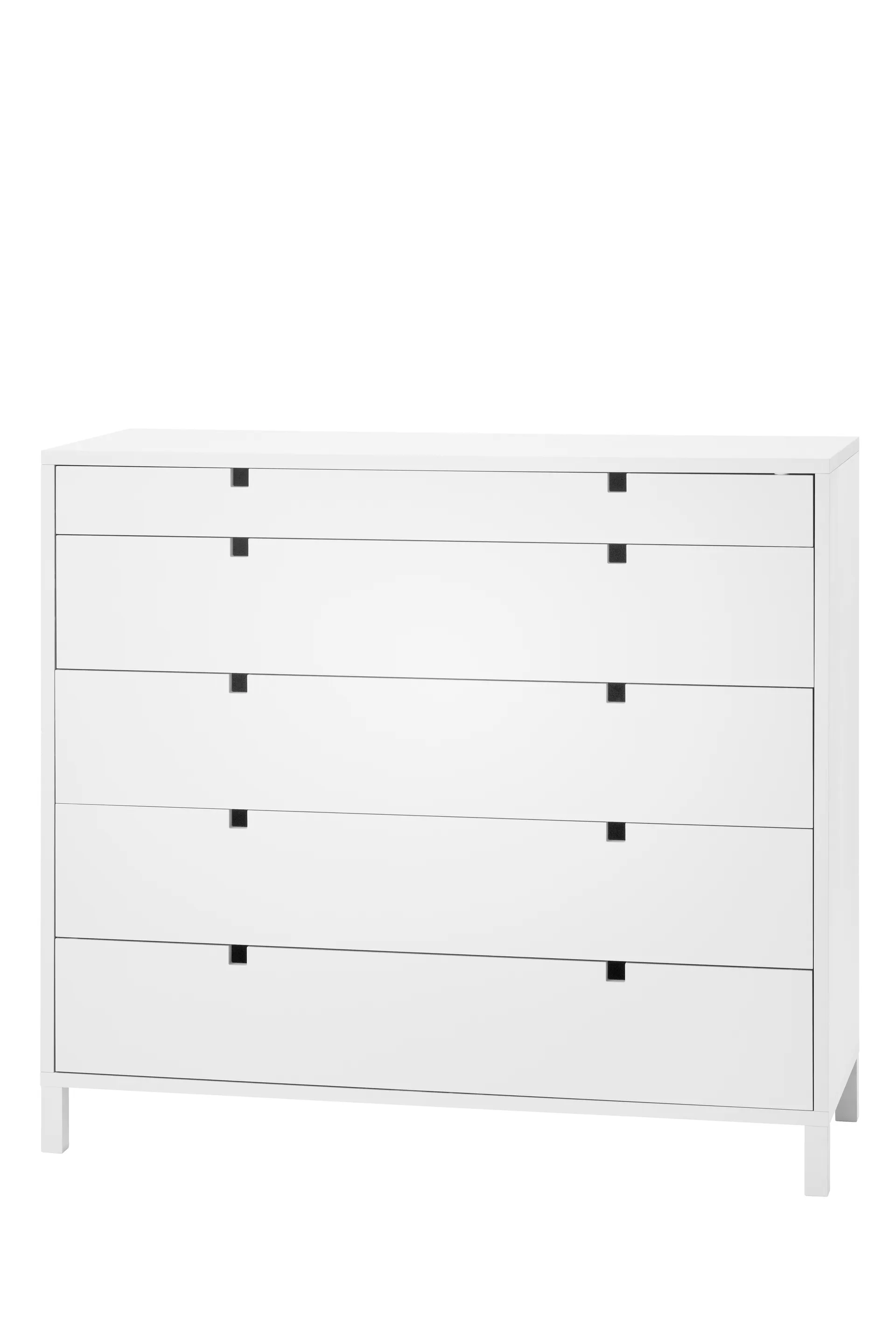 Cômoda Square 5 gavetas, Branco 1898