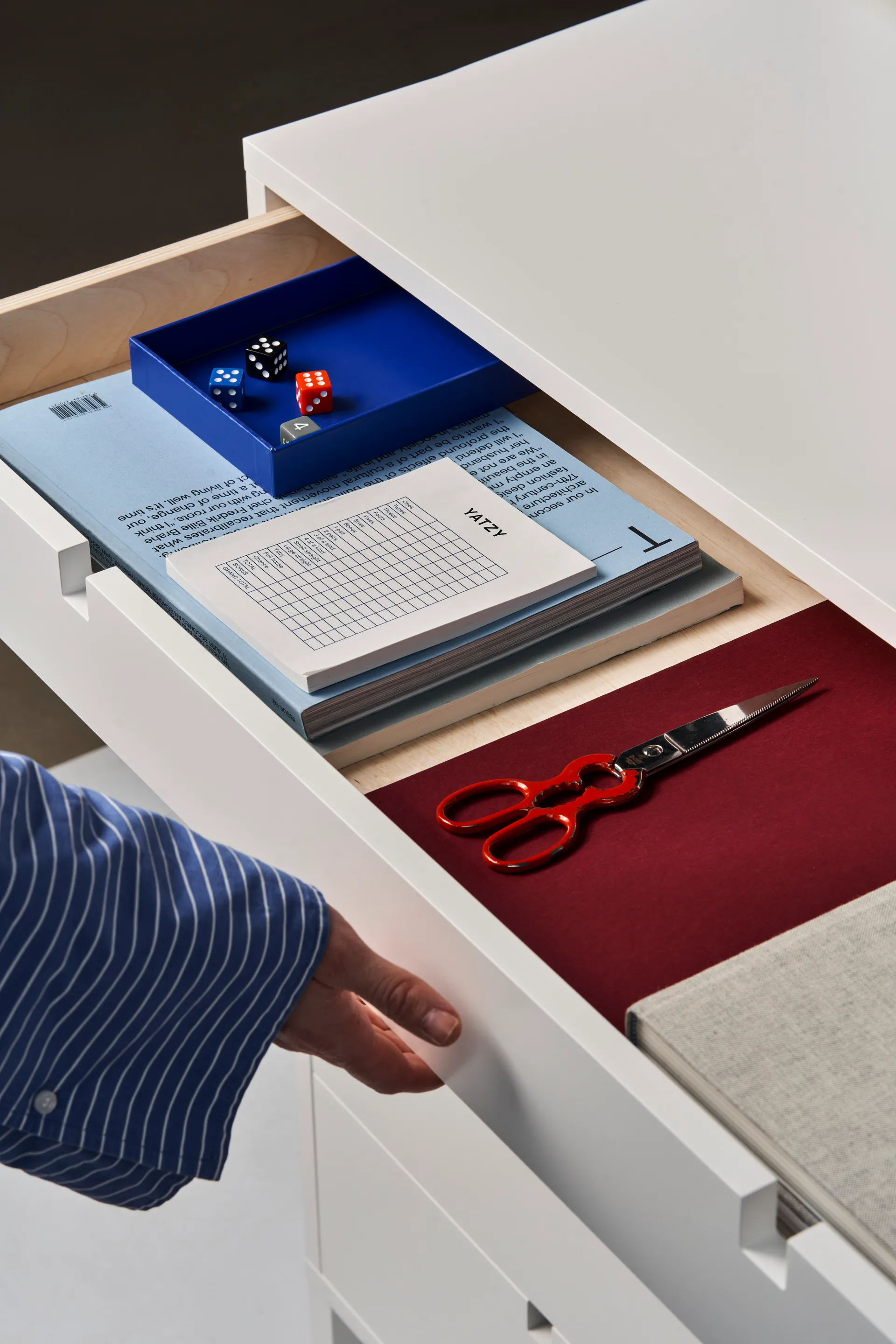 Cômoda Square 5 gavetas, Branco 1898