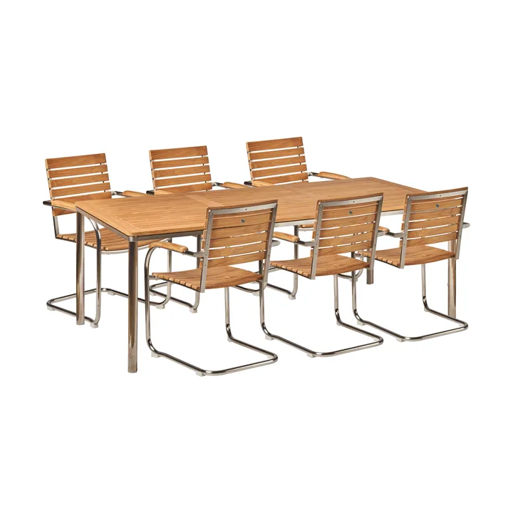 Conjunto de jantar Rörvik com 6 cadeiras - 1898
