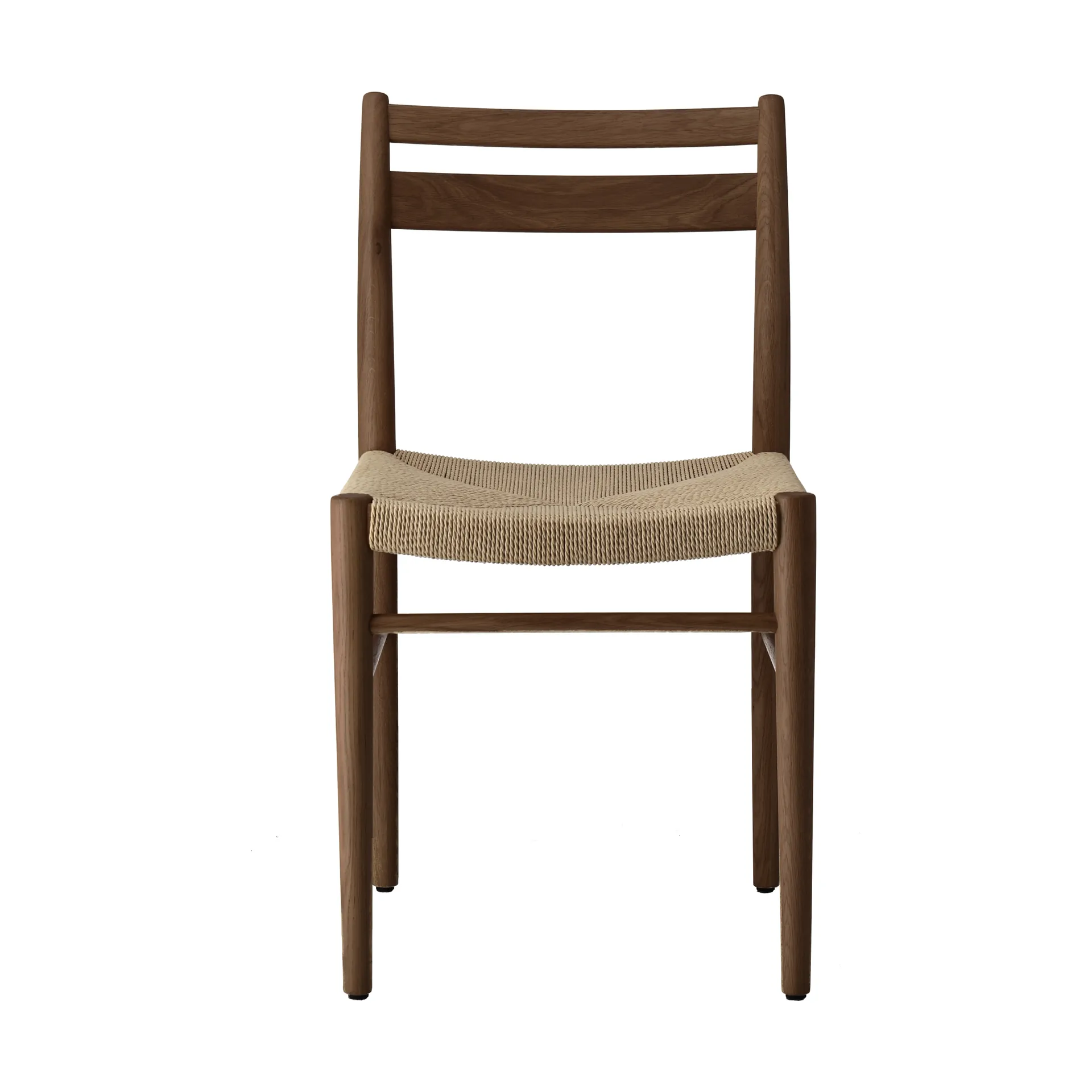 Fridhem cadeira de jantar, Carvalho fumado lacado – entrelaçado natural 1898