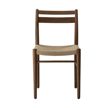 Fridhem cadeira de jantar - Carvalho fumado lacado – entrelaçado natural - 1898