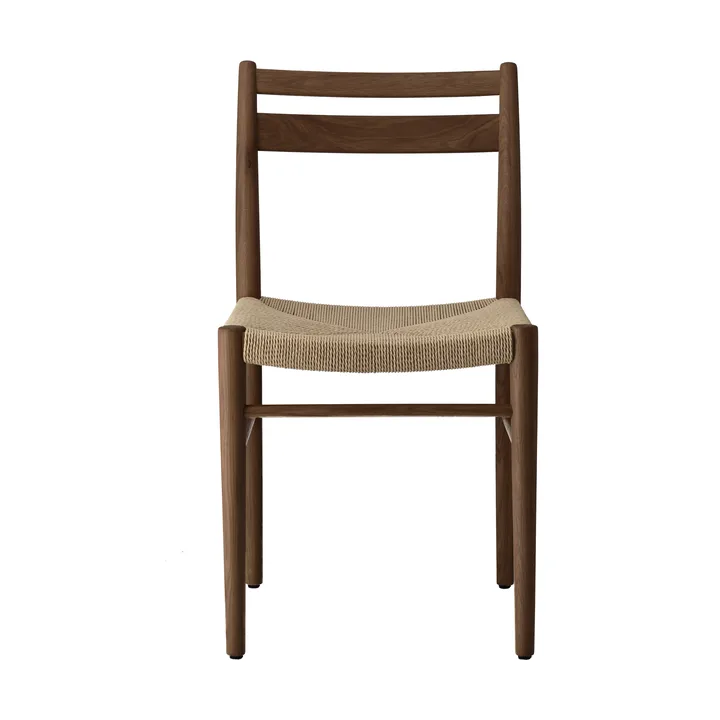 Fridhem cadeira de jantar - Carvalho fumado lacado – entrelaçado natural - 1898