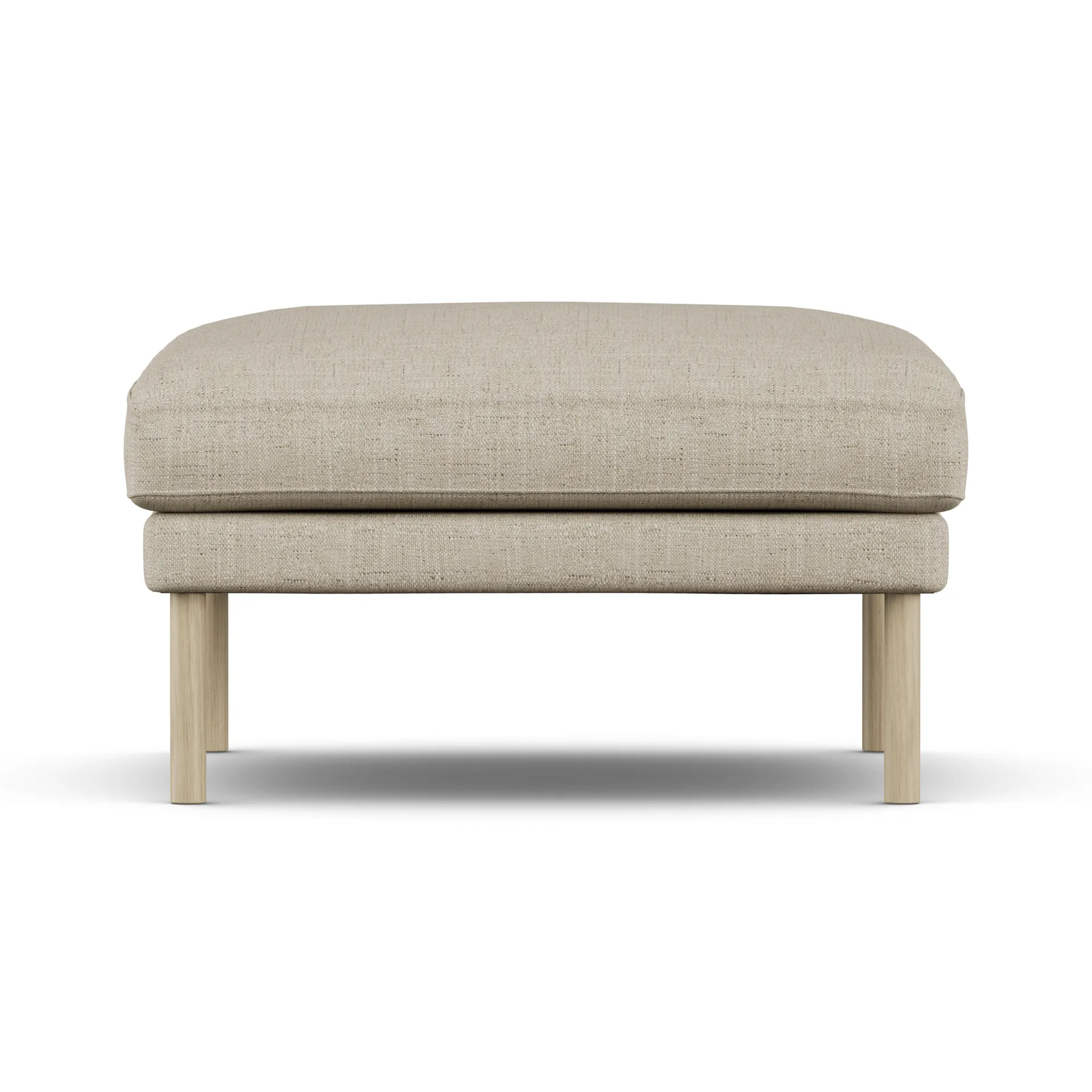 Linnevik banco de pés, Bern Beige 0341-carvalho branco oleado, sem saia 1898