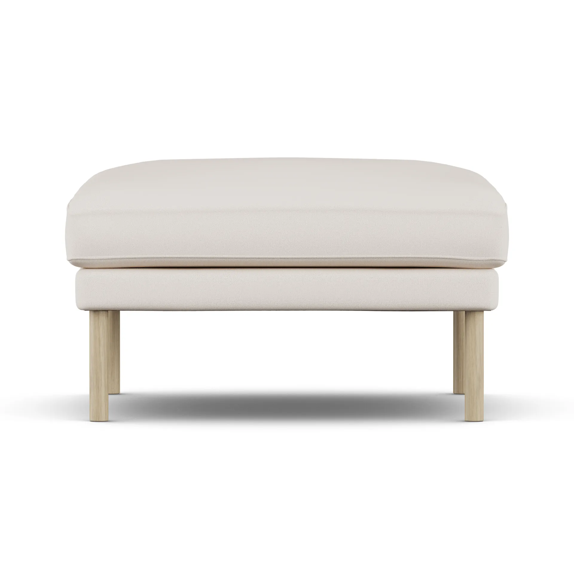 Linnevik banco de pés, Caleido Beige 9600-carvalho branco oleado, sem saia 1898