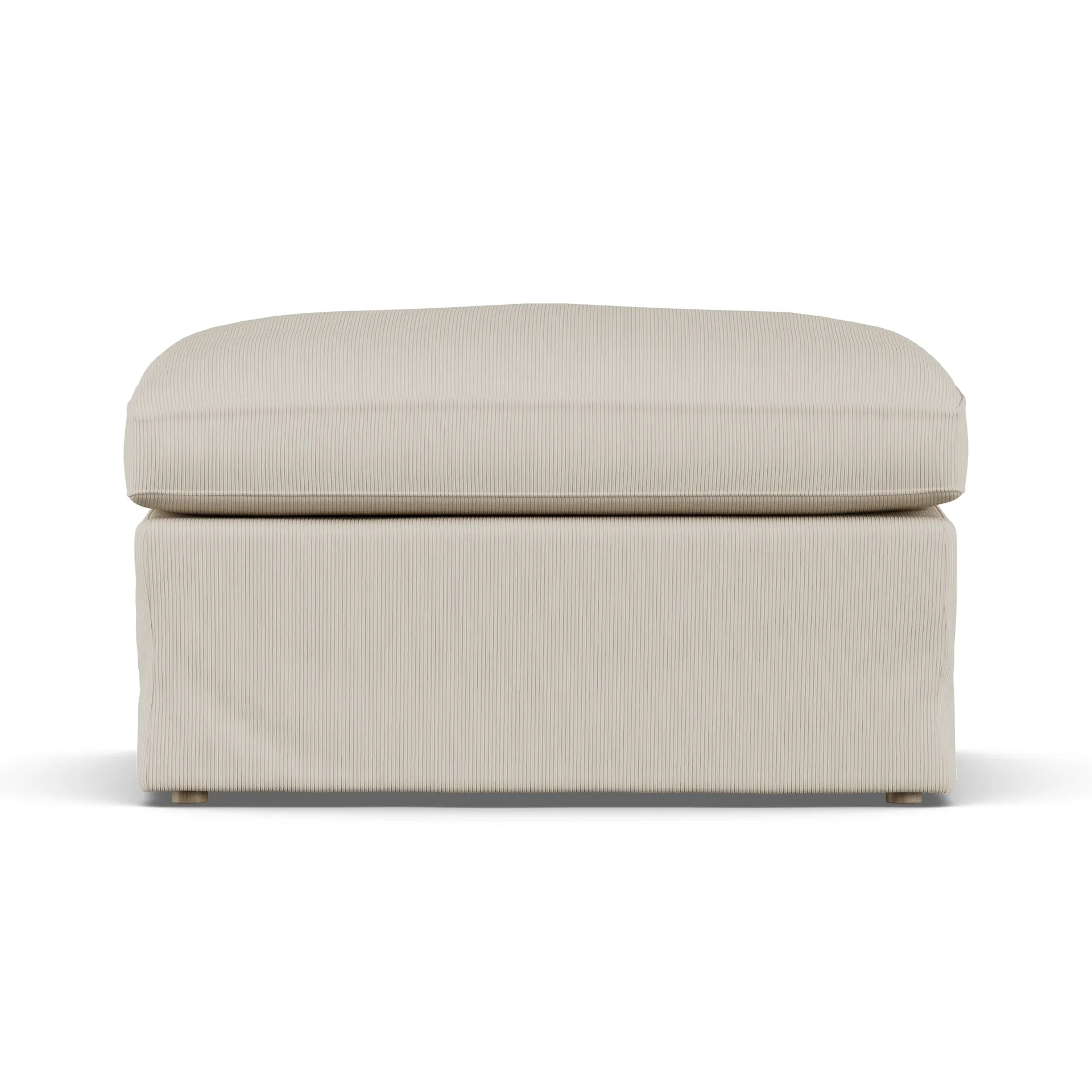 Linnevik banco de pés, Jump Beige 1956-carvalho branco oleado, com saia 1898