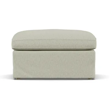Linnevik banco de pés - Luiza Beige 3981-carvalho branco oleado, com saia - 1898