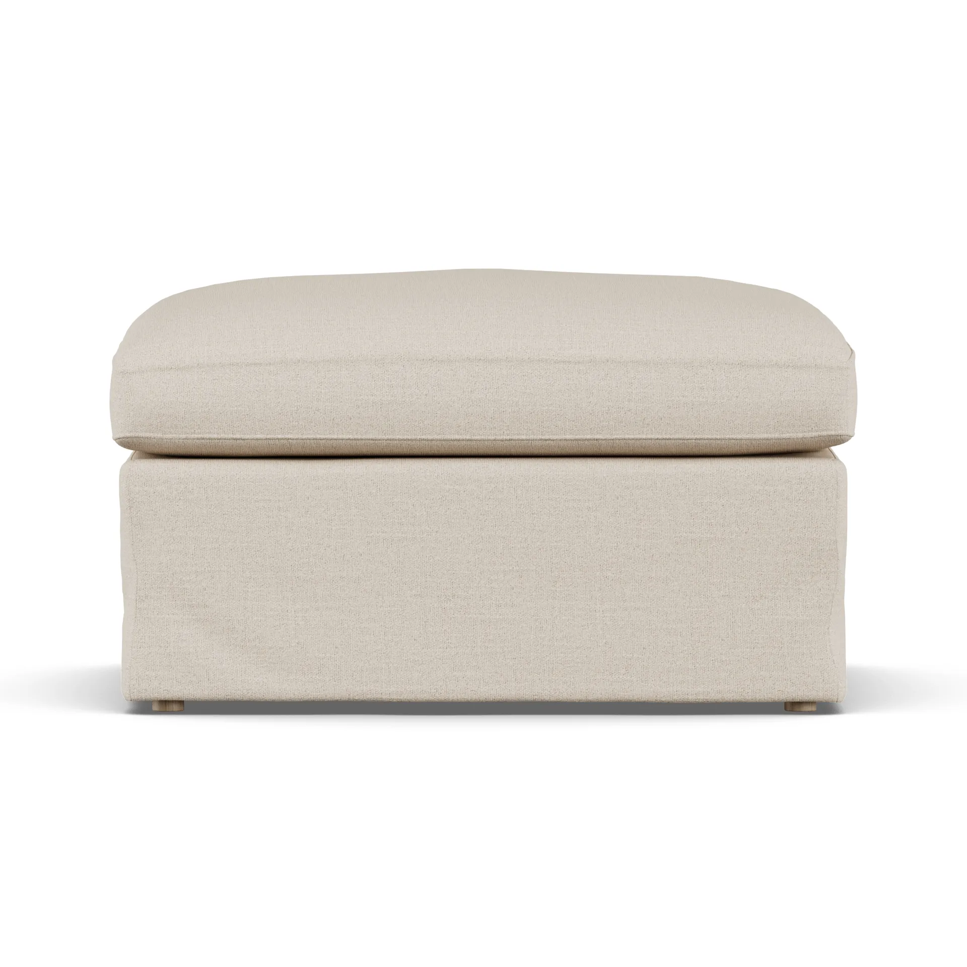 Linnevik banco de pés, Same Beige 6670-carvalho branco oleado, com saia 1898