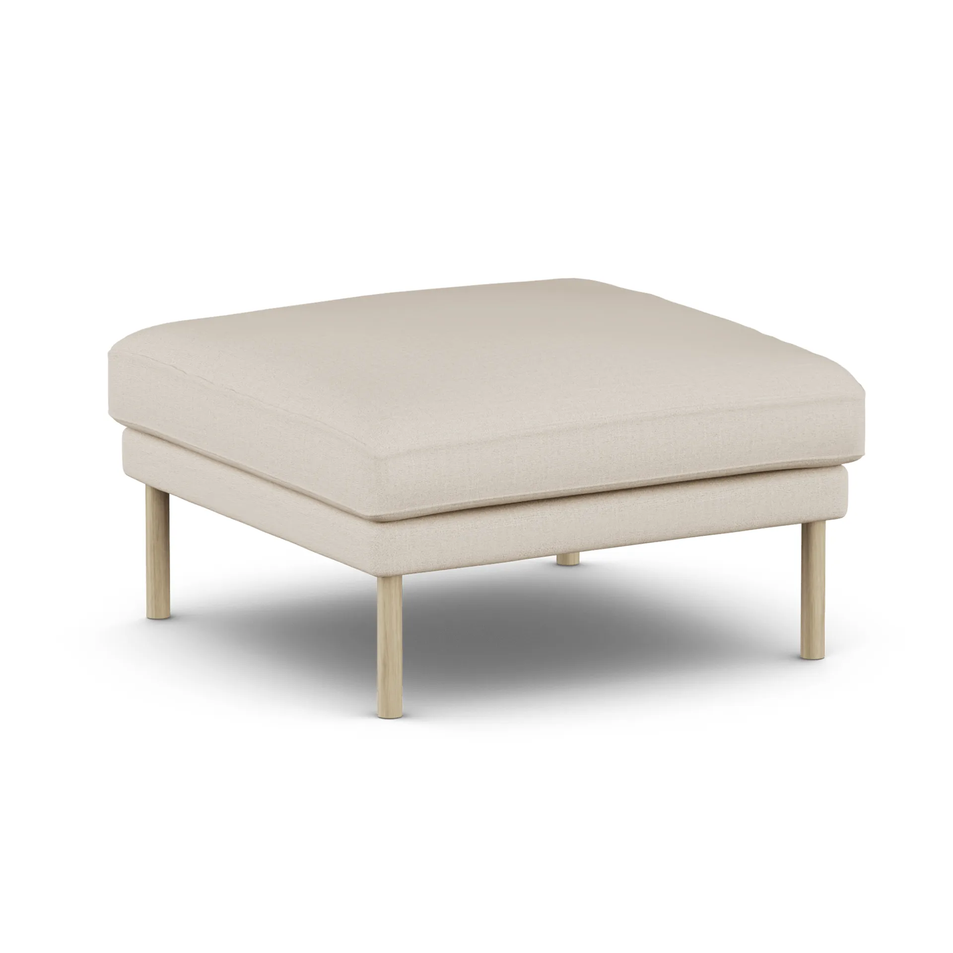 Linnevik banco de pés, Same Beige 6670-carvalho branco oleado, sem saia 1898