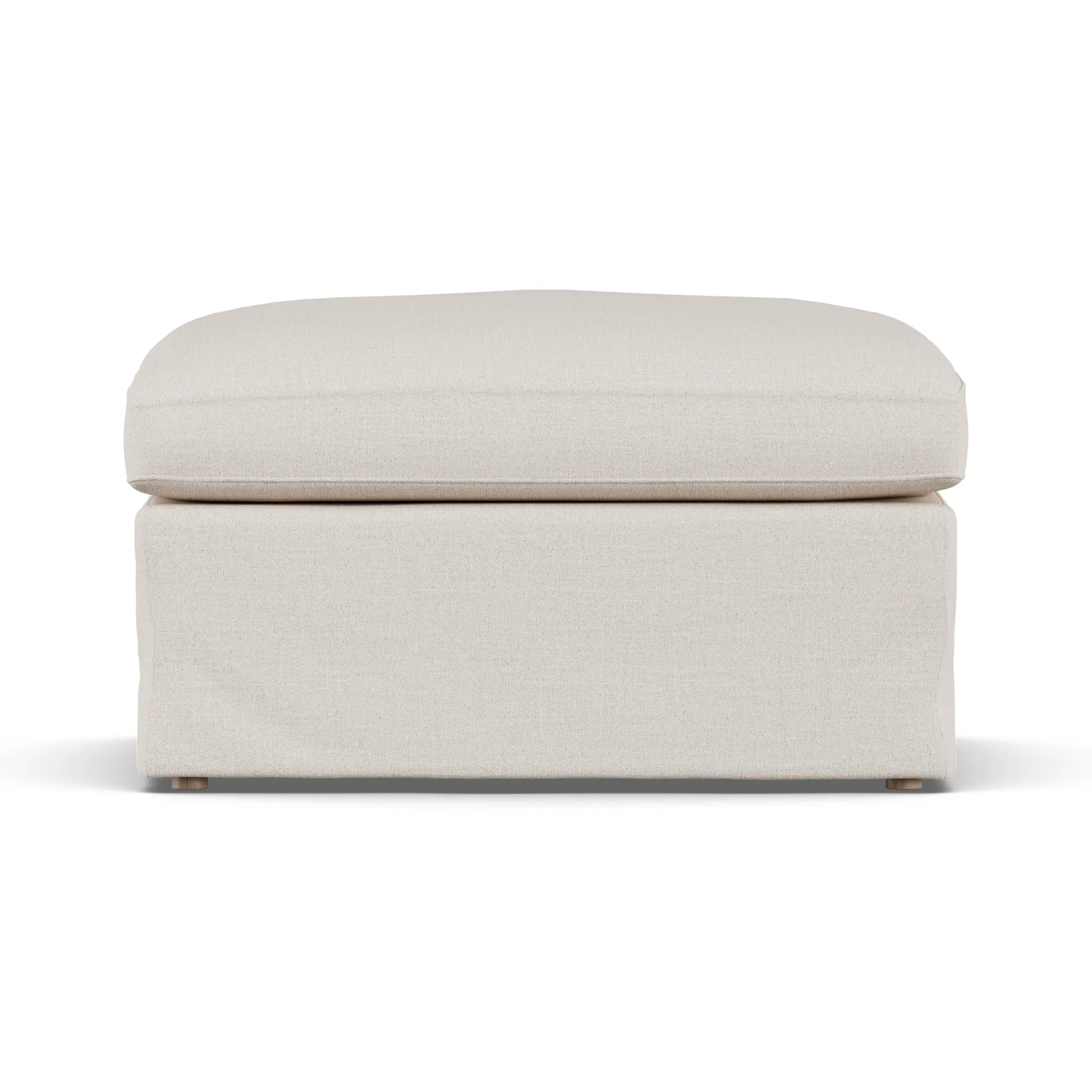 Linnevik banco de pés, Same Off White 6671-carvalho branco oleado, com saia 1898