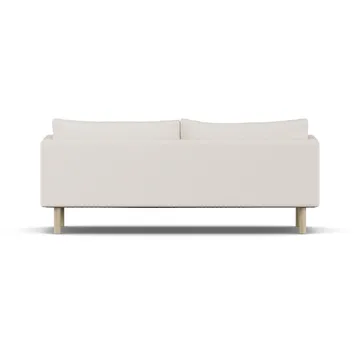 Linnevik sofá - Caleido Beige 9600-carvalho branco oleado, 3 lugares, sem saia - 1898