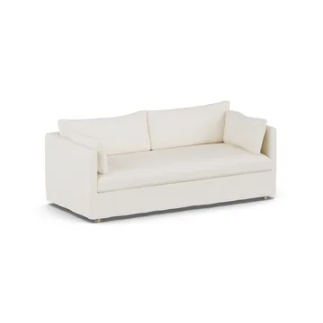 Linnevik sofá - Jump off white 1954-carvalho branco oleado, 3 lugares, com saia - 1898