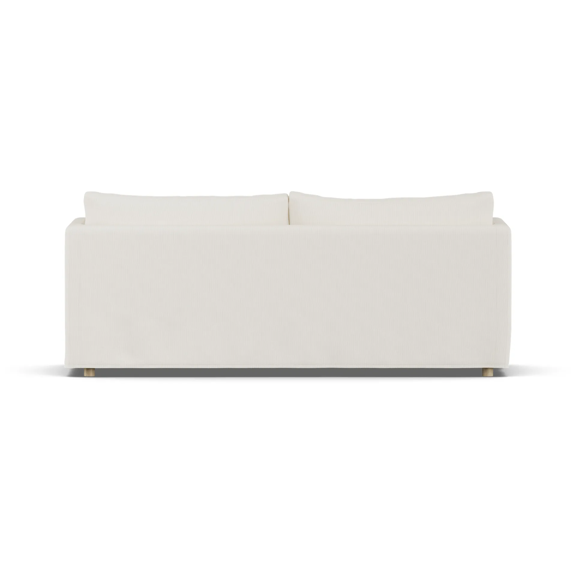 Linnevik sofá, Jump off white 1954-carvalho branco oleado, 3 lugares, com saia 1898