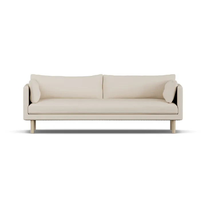 Linnevik sofá - Same Beige 6670-carvalho branco oleado, 4 lugares, sem saia - 1898