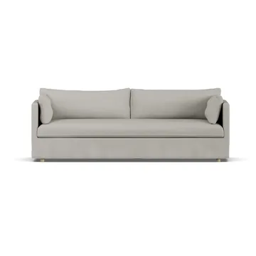 Linnevik sofá - Same Grey 6673-carvalho branco oleado, 4 lugares, com saia - 1898